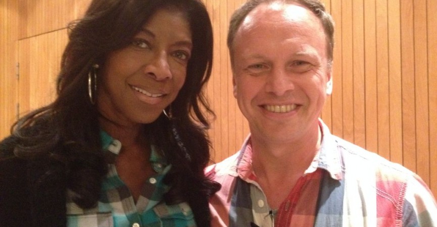 Jeff Lardner with Natalie Cole