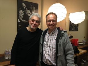 Jeff Lardner with drumming legend Steve Gadd