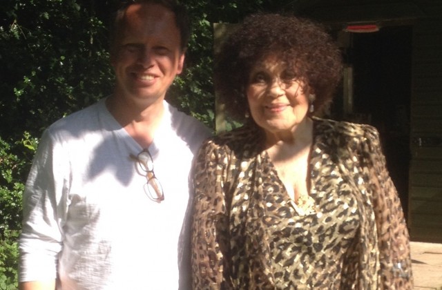 Jeff with Dame Cleo Laine