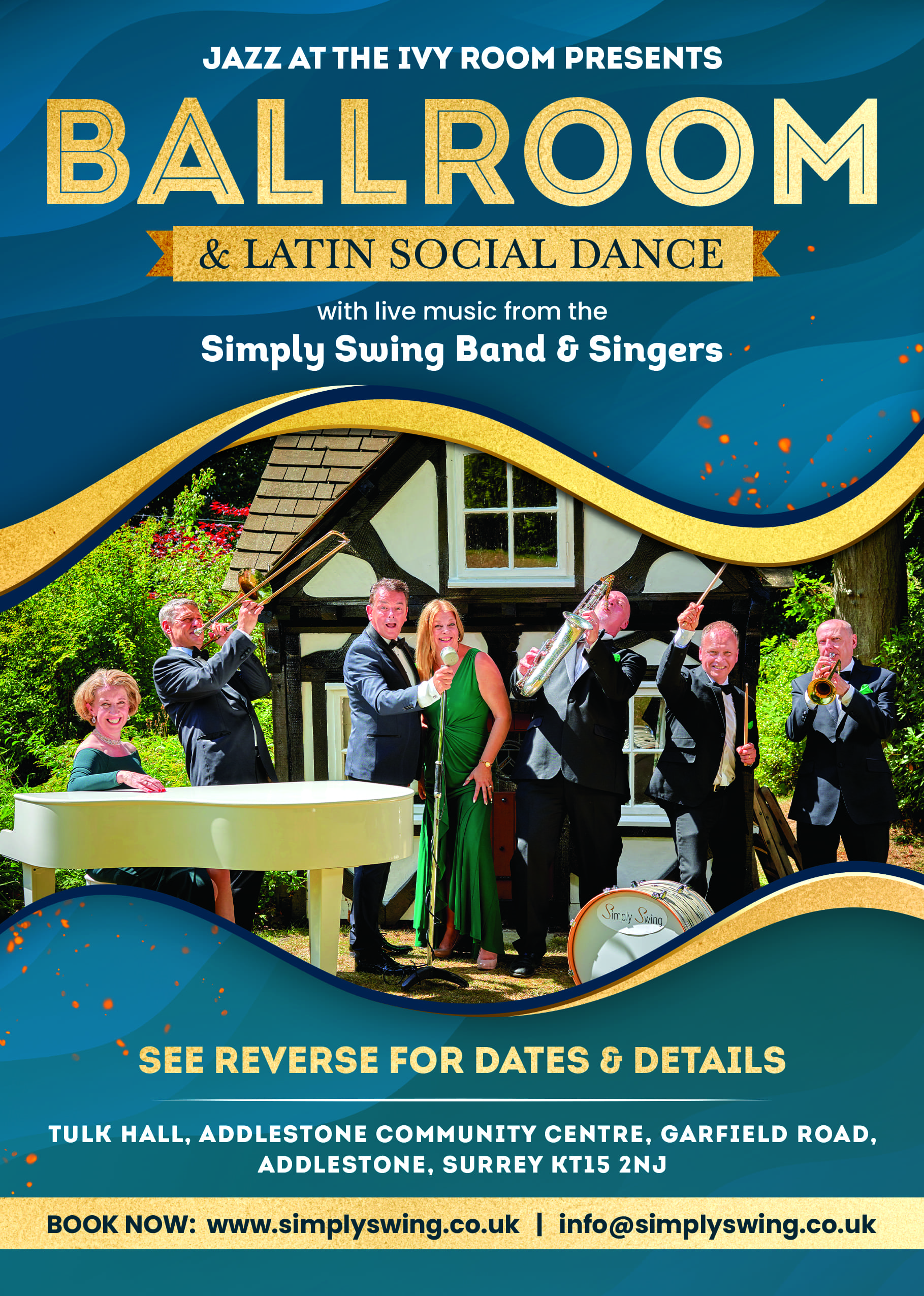 Tea Dance Band. Ballroom & Latin American Dance Band Simply Swing